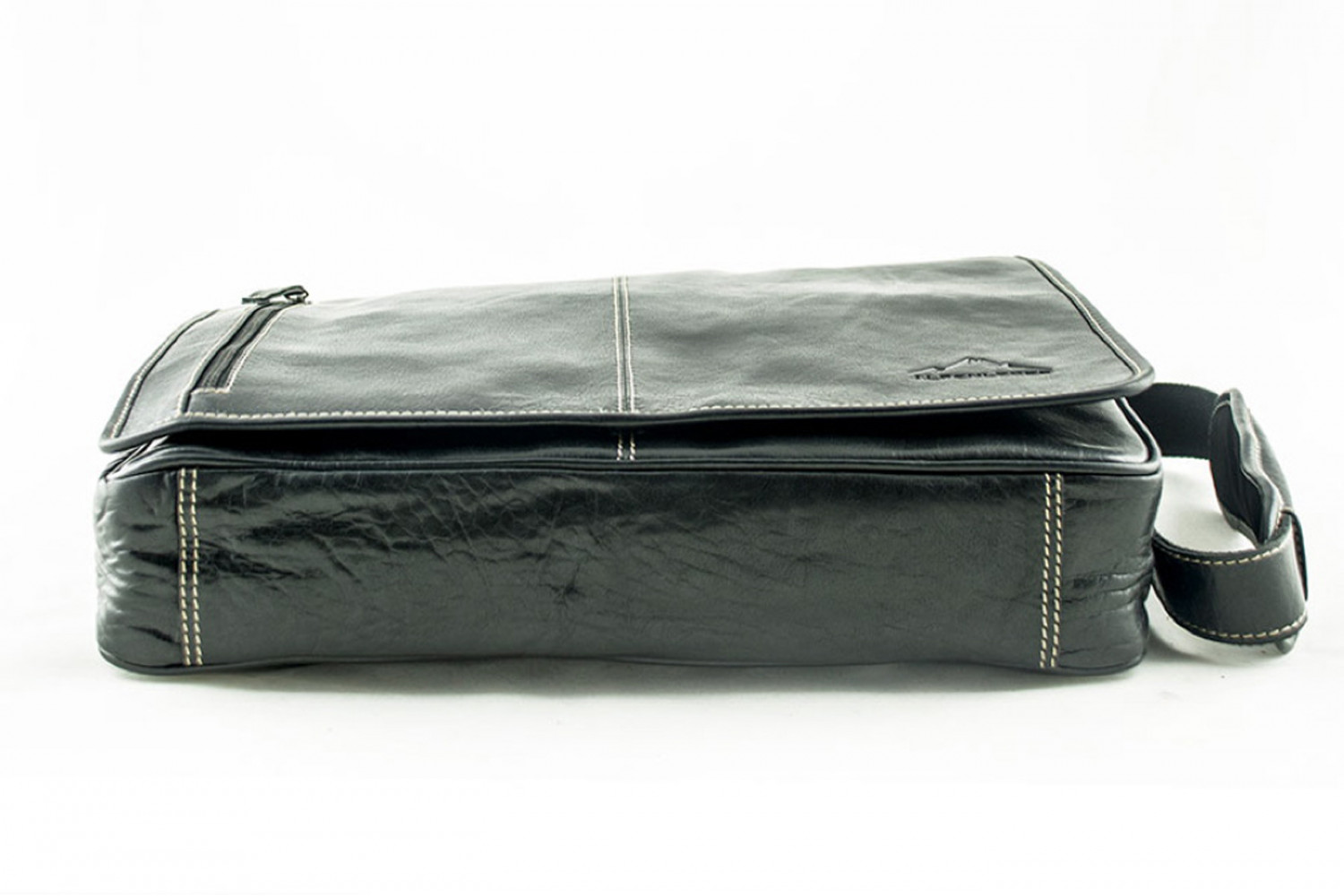 Alpenleder Messenger Bag Atlanta ebenholz