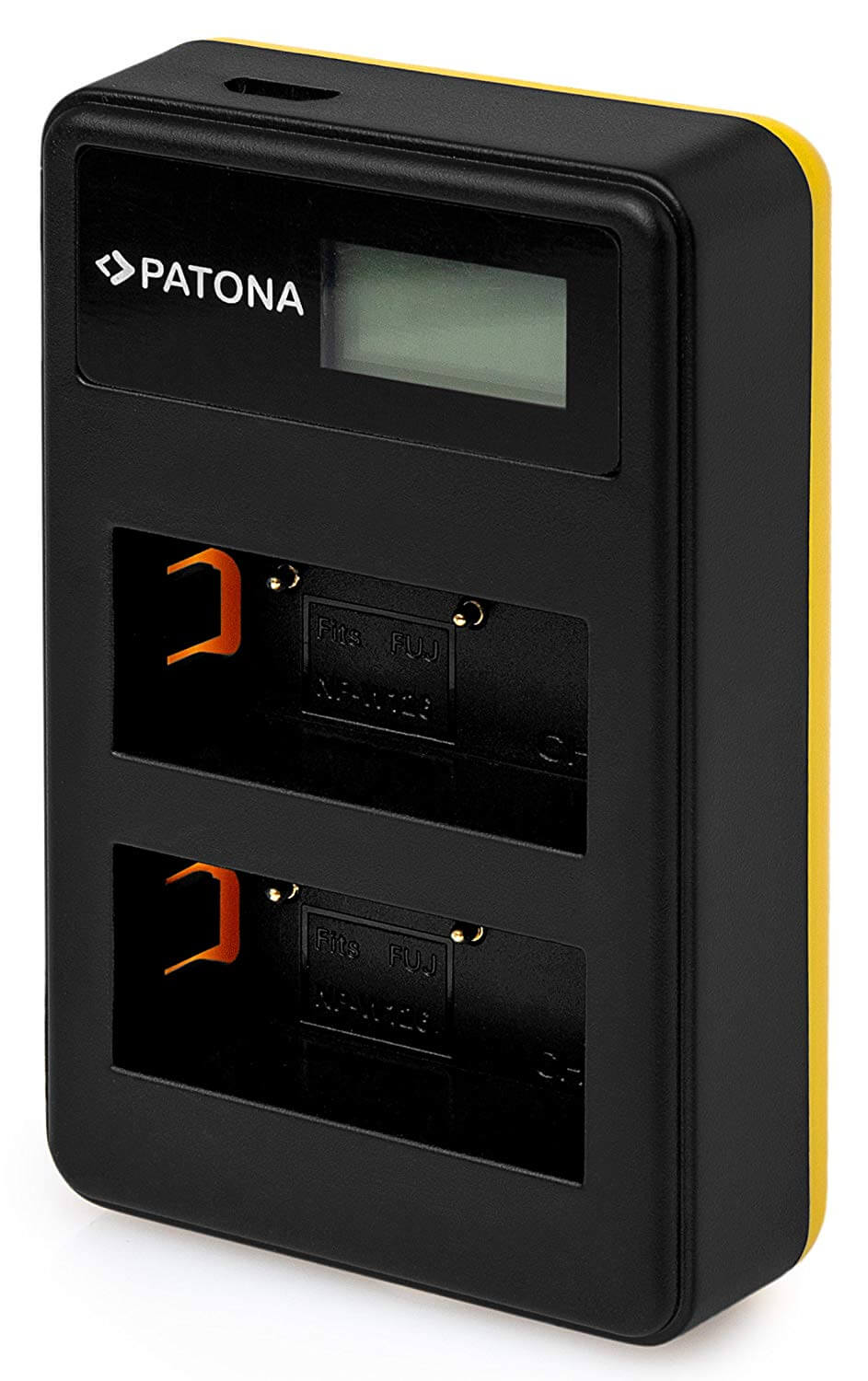 Patona Mini LCD Dualladegerät für Akku Fujifilm NP-W126