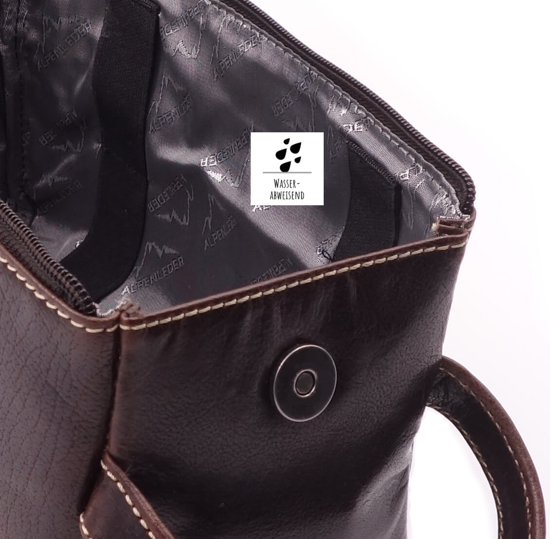 Alpenleder Kulturbeutel Alpenrauschen