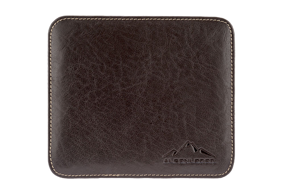 Alpenleder Mousepad Bregenz Ebenholz
