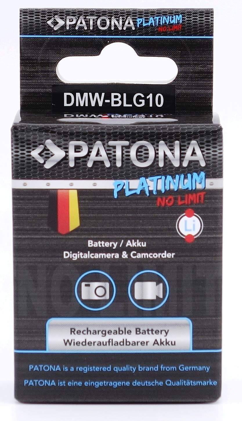 Patona Platinum Ersatz für Akku Panasonic DMW-BLG10 / Leica Akku BP-DC 15