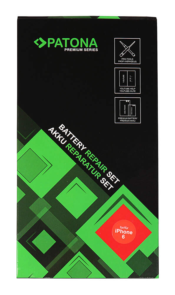 Patona Premium Ersatz für Akku Apple iPhone 6 616-0804 inkl. Werkzeugset