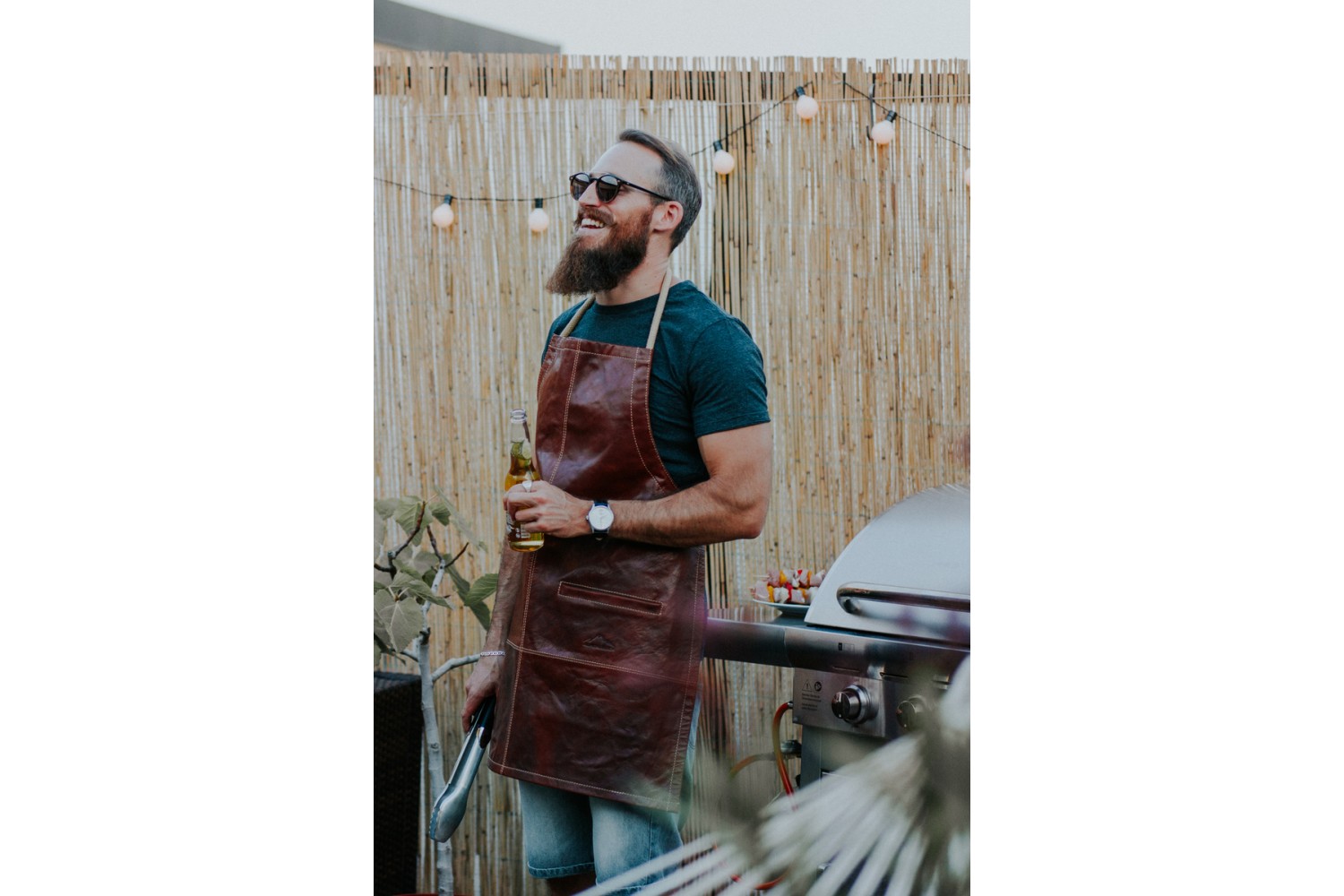 Alpenleder Grillschürze Funkenfeuer