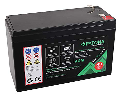 Patona Premium AGM 12V 7Ah Blei Batterie