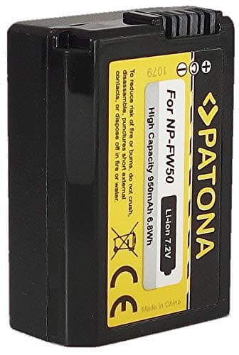 Patona Ersatz für Akku Sony NP-FW50