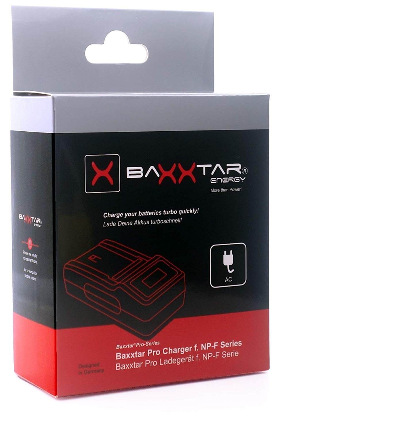 Baxxtar Schnellladegerät für Akku Sony NP-F Serie