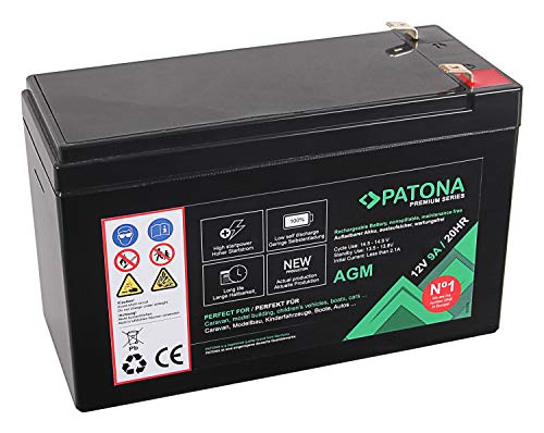 Patona Premium AGM 12V 9Ah Blei Batterie