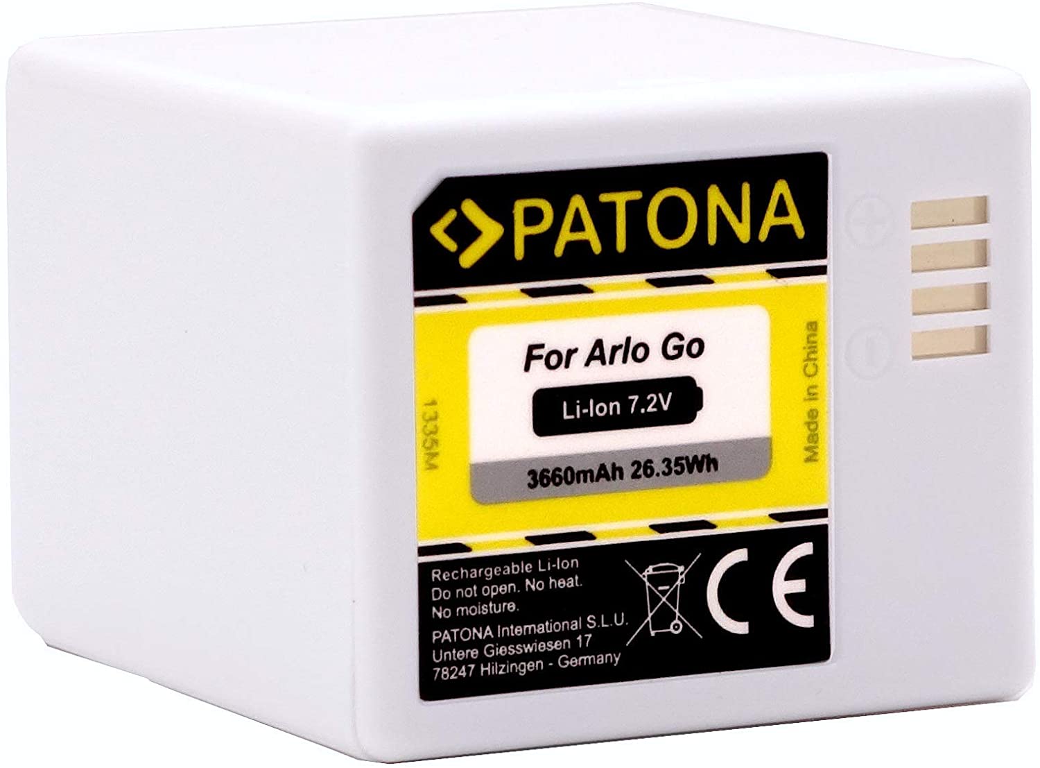 Patona Ersatz für Akku Arlo Go VMA4410