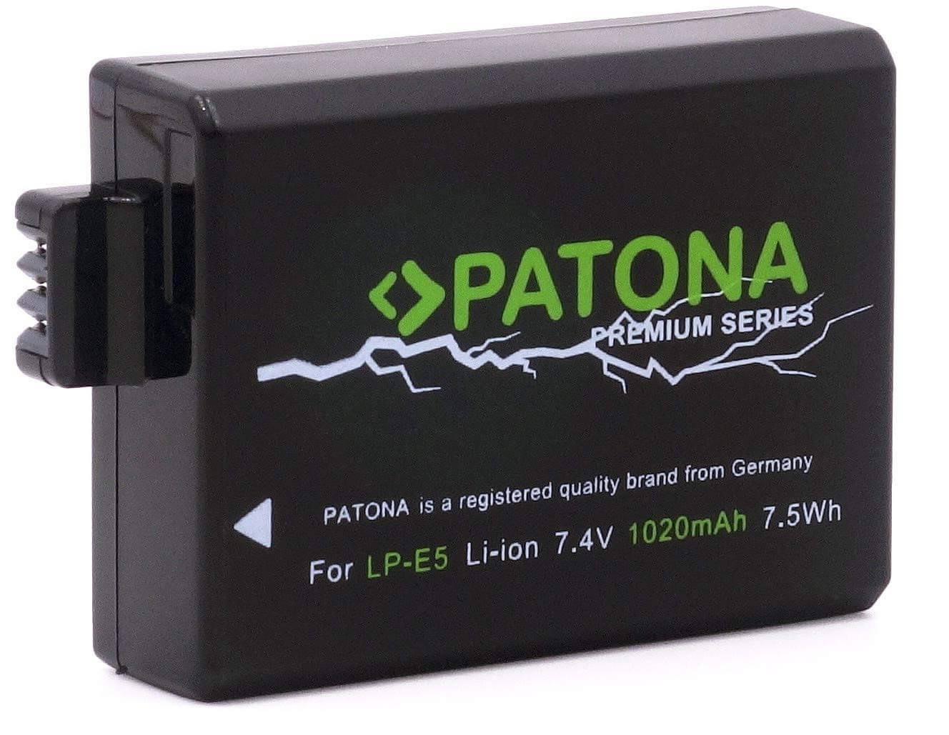 Patona Premium Ersatz für Akku Canon LP-E5