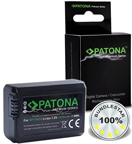 Patona Premium Ersatz für Akku Sony NP-FW50