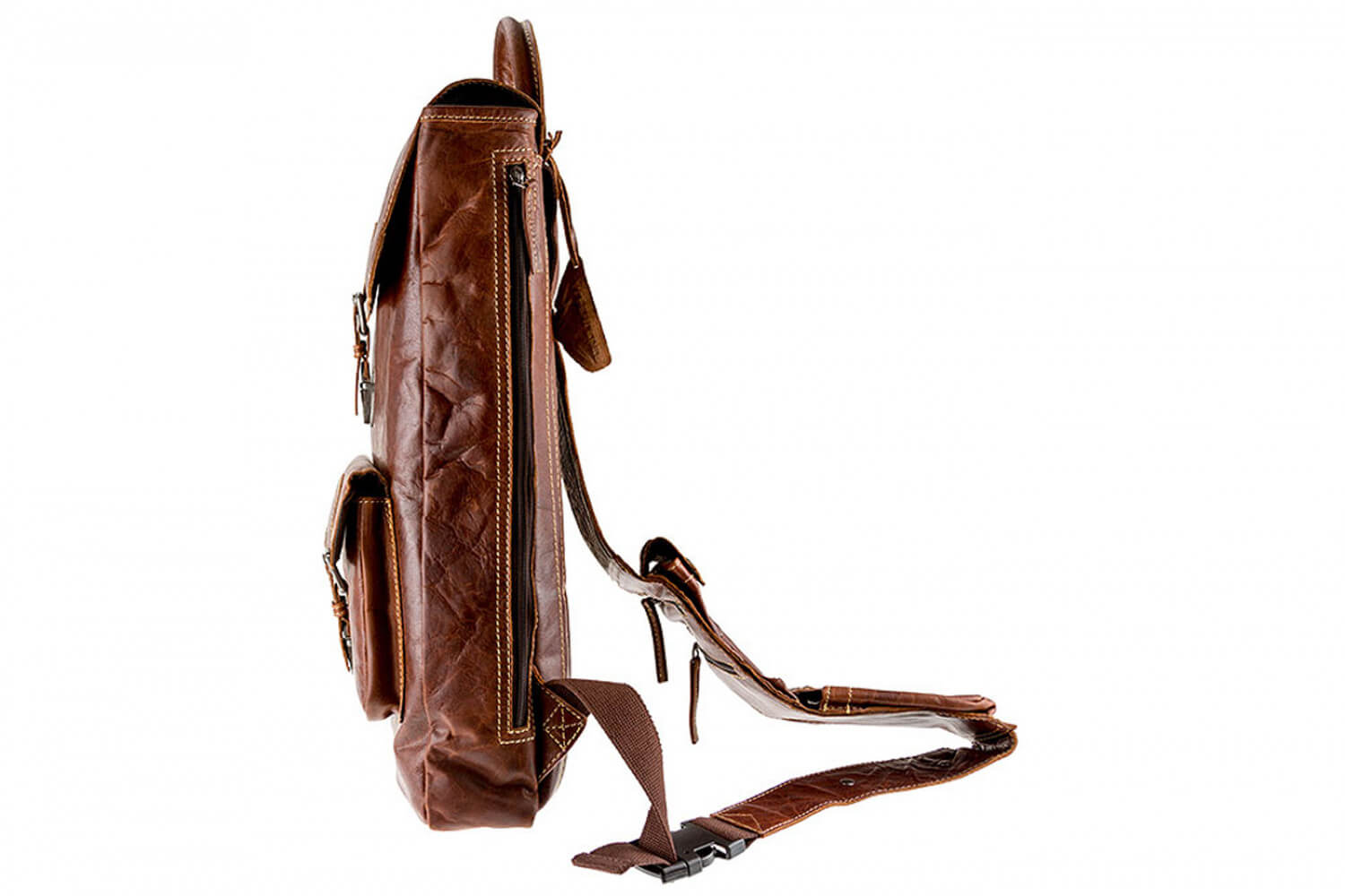 Alpenleder Rucksack Backpack Scrambler cognac