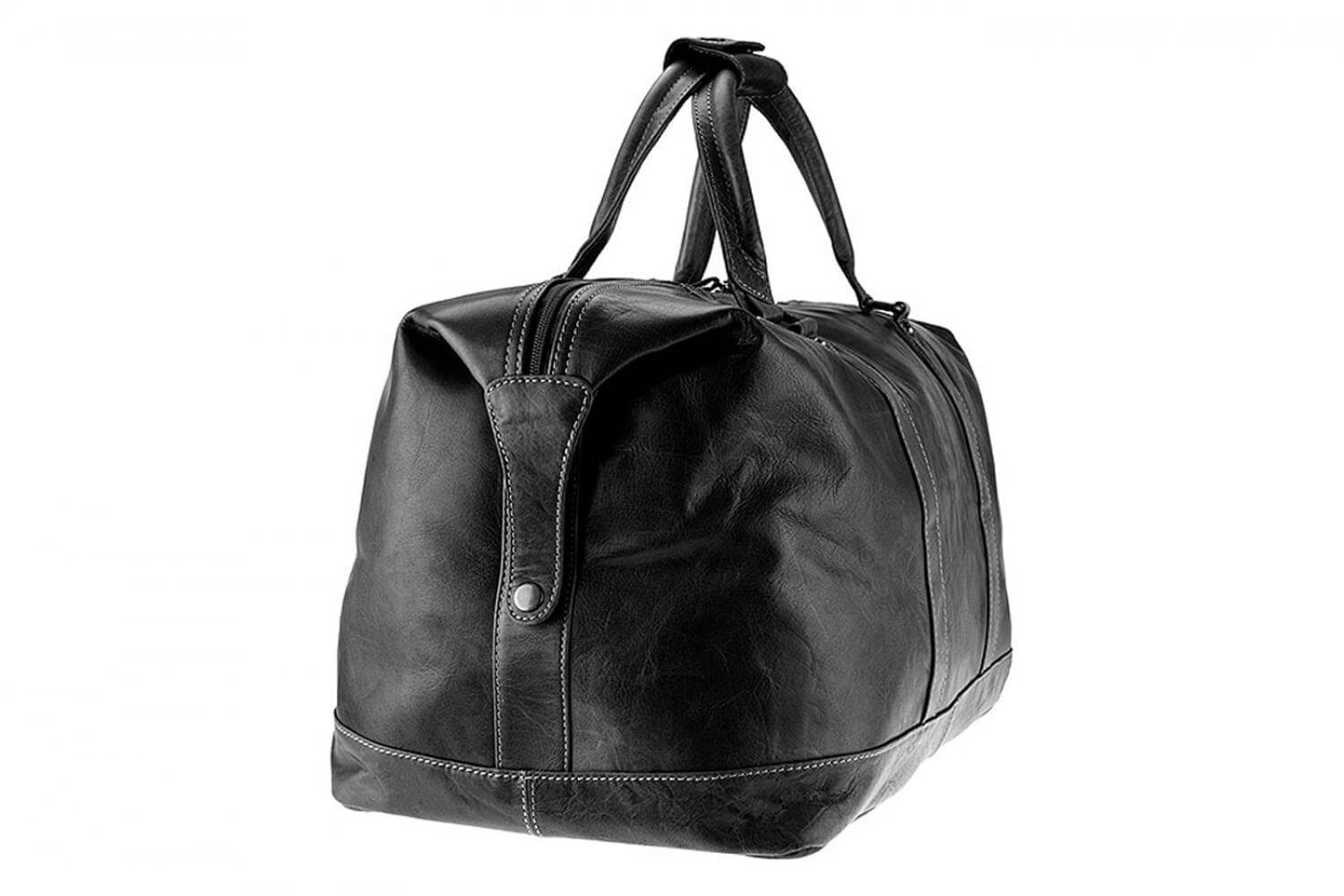 Alpenleder Reisetasche Alabama ebenholz