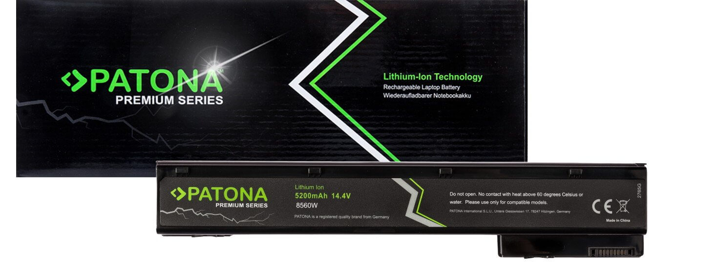 Patona Premium Ersatz für Akku HP Elitebook 8560w...