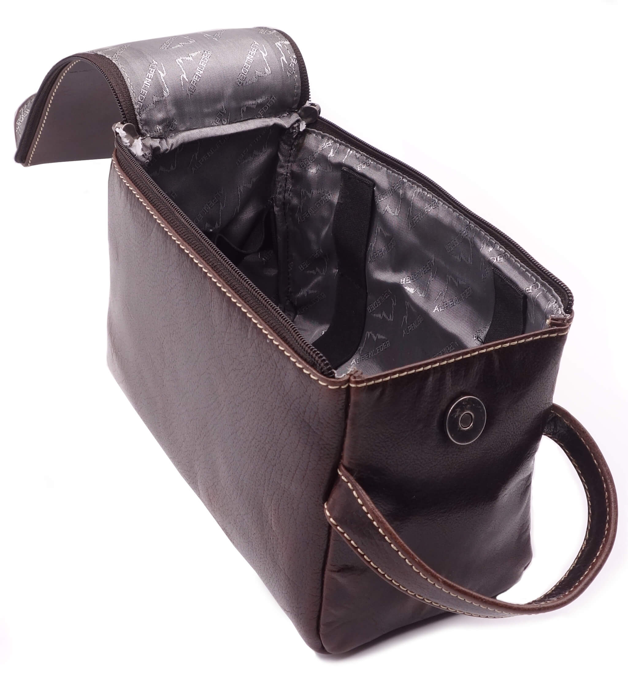 Alpenleder Kulturbeutel Alpenrauschen