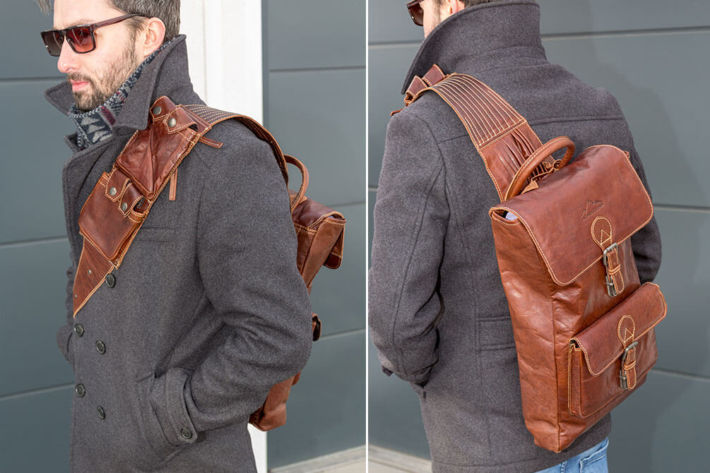 Alpenleder Rucksack "Scrambler" Backpack