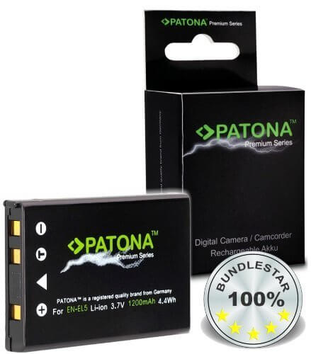 Patona Premium Ersatz für Akku Nikon EN-EL5