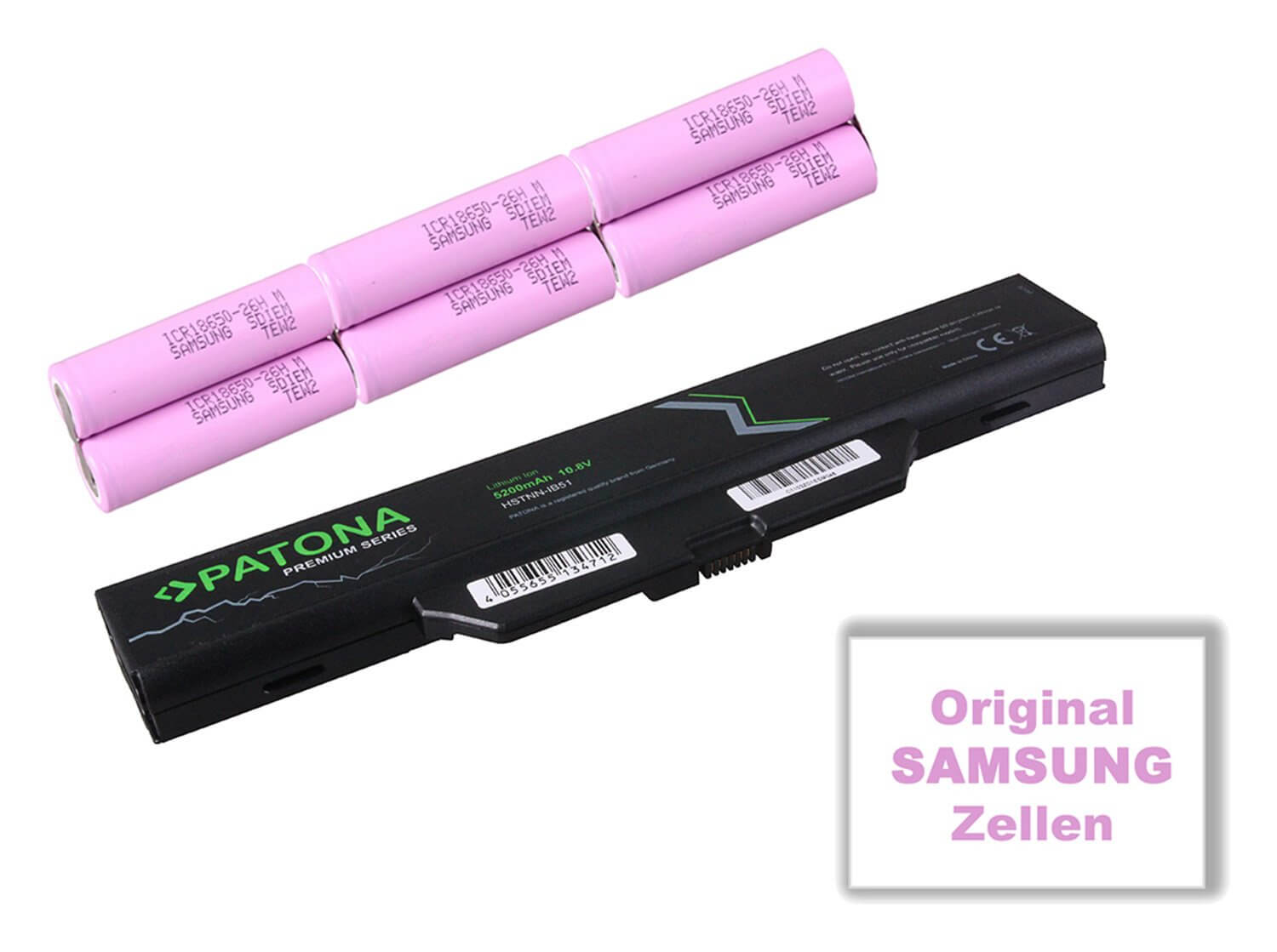 Patona Premium Ersatz für Akku HP 550....